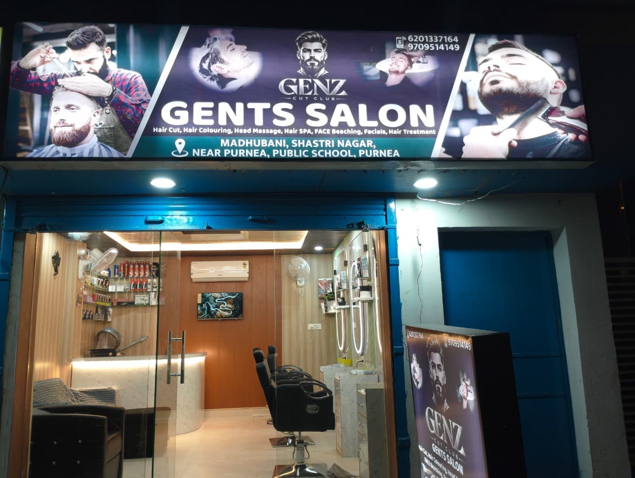 Men's hairstyle and finishing